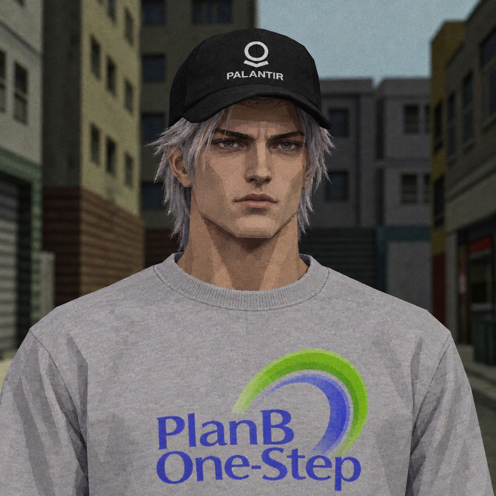 OFF-LABEL ad character wearing hat