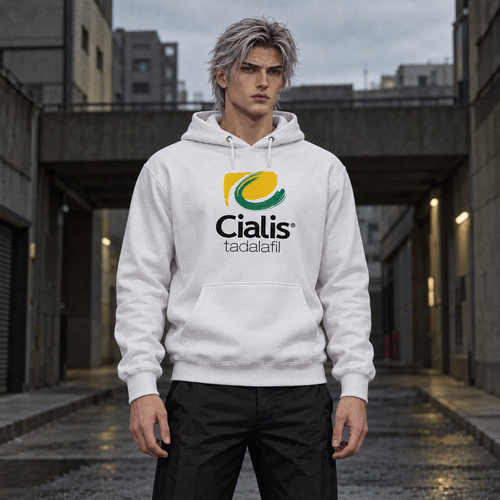 OFF-LABEL ad character wearing hoodie